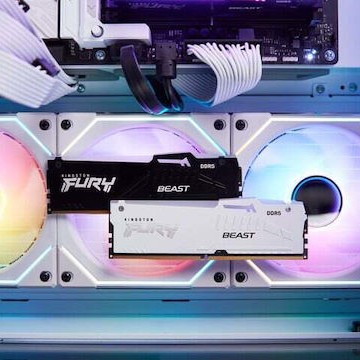 Kingston Fury Beast RGB DDR5 32GB RAM με 2x16GB Modules και Ταχύτητα 5200 για Desktop