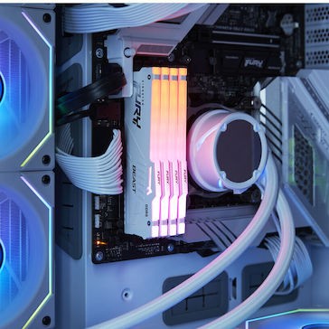 Kingston Fury Beast RGB DDR5 με Module 1x32GB και Ταχύτητα 5600 για Desktop