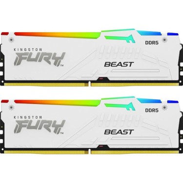 Kingston Fury Beast RGB DDR5 32GB RAM με 2x16GB Modules και Ταχύτητα 5600 για Desktop