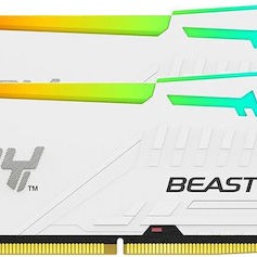 Kingston Fury Beast RGB DDR5 32GB RAM με 2x16GB Modules και Ταχύτητα 5600 για Desktop
