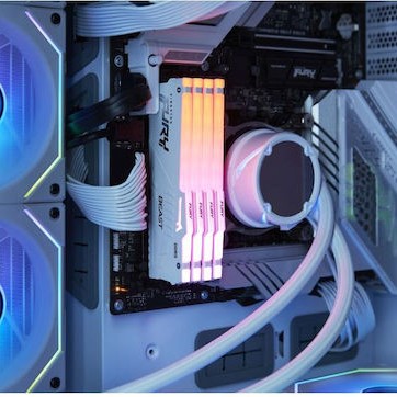 Kingston Fury Beast RGB DDR5 με Module 1x32GB και Ταχύτητα 5600 για Desktop