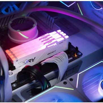 Kingston Fury Beast RGB DDR5 με Module 1x32GB και Ταχύτητα 5600 για Desktop