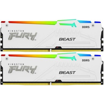 Kingston Fury Beast RGB DDR5 64GB RAM με 2x32GB Modules και Ταχύτητα 5600 για Desktop
