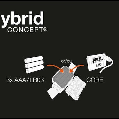 Petzl Φακός Κεφαλής LED IP67 με Μέγιστη Φωτεινότητα 350lm