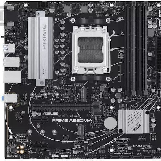 Asus Prime A620M-A-CSM Motherboard Micro ATX με AMD AM5 Socket 90MB1F10-M0EAYC