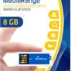 MediaRange 8GB USB 2.0 Stick Μπλε
