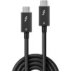 Lindy Thunderbolt 4 Cable Μαύρο 1m (31120)