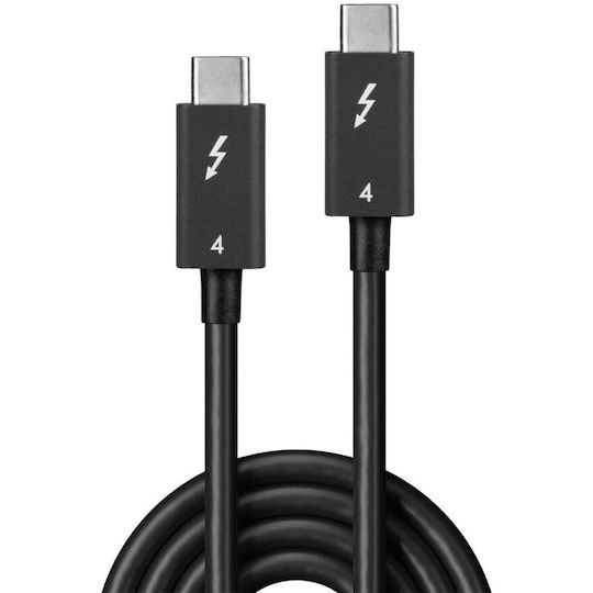 Lindy Thunderbolt 4 Cable Μαύρο 1m (31120)
