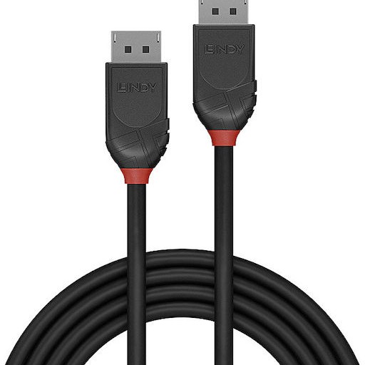 Lindy Cable DisplayPort male - DisplayPort male 3m Μαύρο (36493)