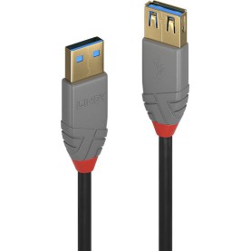 Lindy Regular USB 2.0 to micro USB Cable Μαύρο 2m (36762)