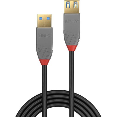 Lindy Regular USB 2.0 to micro USB Cable Μαύρο 2m (36762)