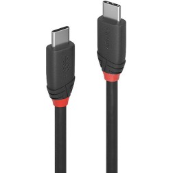 Lindy USB 3.2 Cable USB-C male - USB-C Μαύρο 0.5m 36905