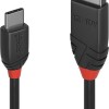 Lindy USB 3.2 Cable USB-C male - USB-A Μαύρο 0.5m 36915