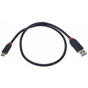 Lindy USB 3.2 Cable USB-C male - USB-A Μαύρο 0.5m 36915