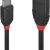 Lindy USB 3.2 Cable USB-C male - USB-A Μαύρο 0.5m 36915