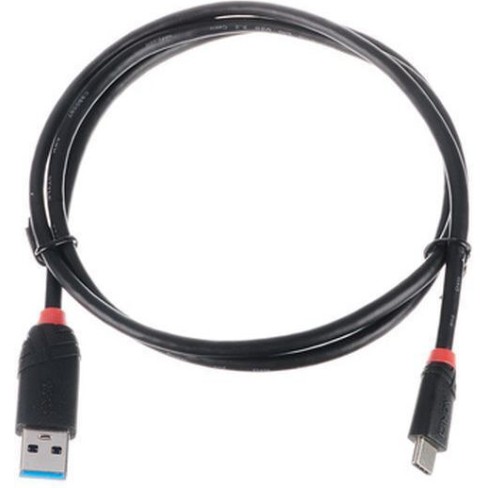 Lindy USB 3.2 Cable USB-C male - USB-A Μαύρο 1m (36916)