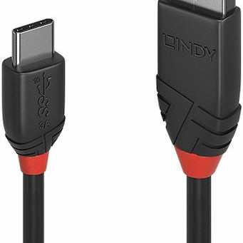 Lindy USB 3.2 Cable USB-C male - USB-A Μαύρο 1m (36916)