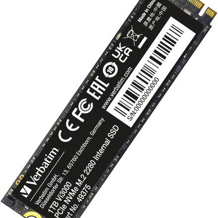 Verbatim Vi3000 SSD 2TB M.2 NVMe PCI Express 3.0