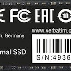 Verbatim Vi3000 SSD 256GB M.2 NVMe PCI Express 3.0 49373