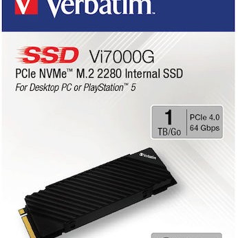 Verbatim Vi7000 PCle SSD 1TB M.2 NVMe PCI Express 4.0