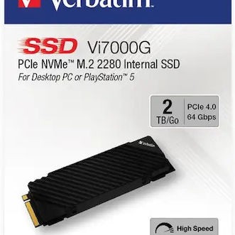 Verbatim Vi7000 PCle SSD 2TB M.2 NVMe PCI Express 4.0