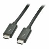 Lindy Thunderbolt 3 Cable Μαύρο 1m (41556)