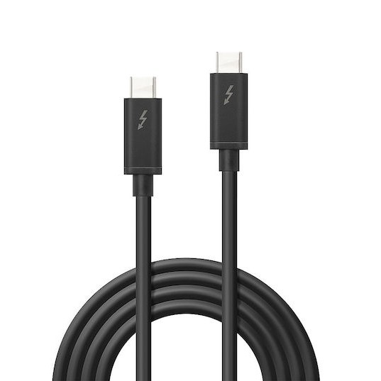 Lindy Thunderbolt 3 Cable Μαύρο 2m (41557)