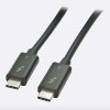 Lindy Thunderbolt 3 Cable Μαύρο 2m (41557)