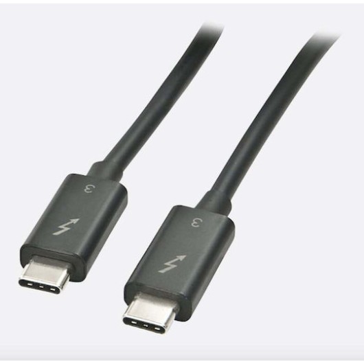Lindy Thunderbolt 3 Cable Μαύρο 2m (41557)