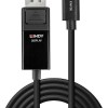 Lindy USB 2.0 Cable USB-C male - DisplayPort Μαύρο 2m (43342)