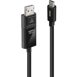 Lindy USB 2.0 Cable USB-C male - DisplayPort male Μαύρο 3m (43343)