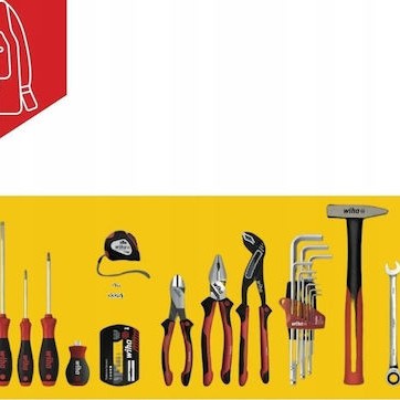 Wiha Τσάντα Εργαλείων Πλάτης Κόκκινη