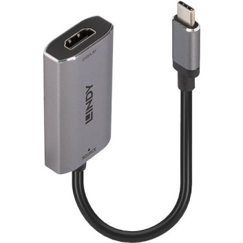 Lindy Μετατροπέας USB-C male σε HDMI female Γκρι (43327)