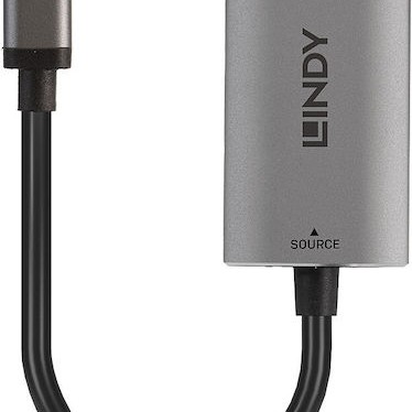 Lindy Μετατροπέας USB-C male σε HDMI female Γκρι (43327)