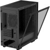 Deepcool CH370 Gaming Midi Tower Κουτί Υπολογιστή με Πλαϊνό Παράθυρο Μαύρο
