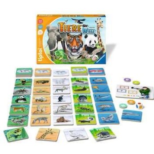 Επιτραπέζιο Παιχνίδι Tiptoi Animals of the World για 1-4 Παίκτες 4+ Ετών (GER) Ravensburger