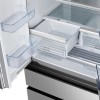 Hisense Ψυγείο Ντουλάπα 480lt Total NoFrost Υ181.7xΠ79.4xΒ70.6εκ. Inox RF540N4SBI2