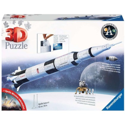 Puzzle Apollo Saturn V Rocket 3D 440 Κομμάτια