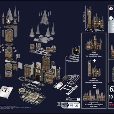 Puzzle Astronomy Tower Night Edition 3D 540 Κομμάτια