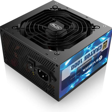 Raijintek Cratos 1000W Μαύρο Τροφοδοτικό Υπολογιστή Full Modular 80 Plus Gold