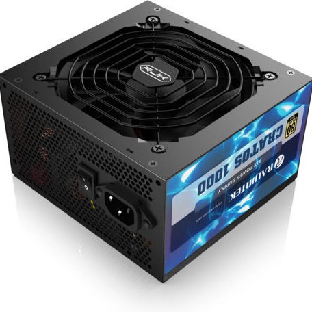 Raijintek Cratos 1000W Μαύρο Τροφοδοτικό Υπολογιστή Full Modular 80 Plus Gold