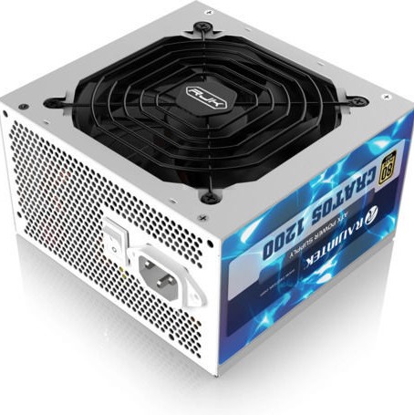 Raijintek Cratos 1200W Λευκό Τροφοδοτικό Υπολογιστή Full Modular 80 Plus Gold