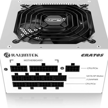 Raijintek Cratos 1200W Λευκό Τροφοδοτικό Υπολογιστή Full Modular 80 Plus Gold