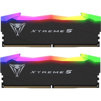 Patriot Viper Xtreme 5 RGB DDR5 32GB RAM με 2x16GB Modules και Ταχύτητα 8000 για Desktop