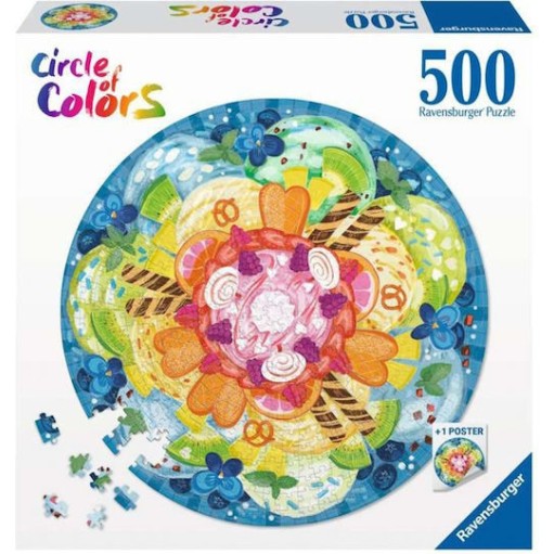 Puzzle Circle Colors - Ice Cream 2D 500 Κομμάτια