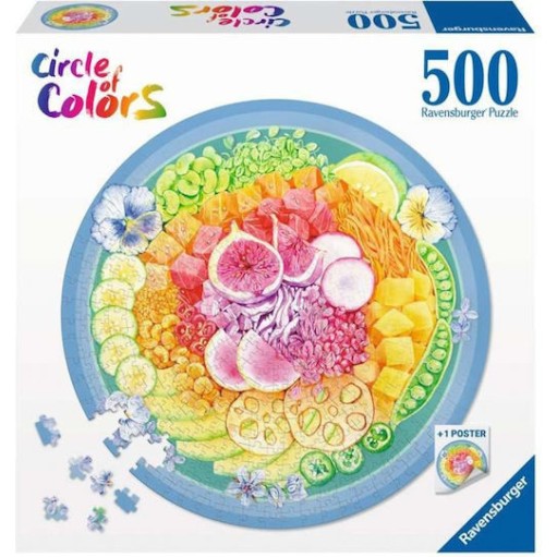 Puzzle Circle Colors - Poke Bowl 2D 500 Κομμάτια