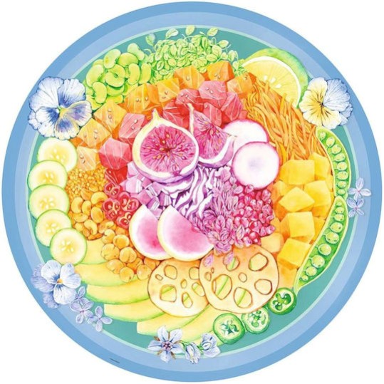 Puzzle Circle Colors - Poke Bowl 2D 500 Κομμάτια