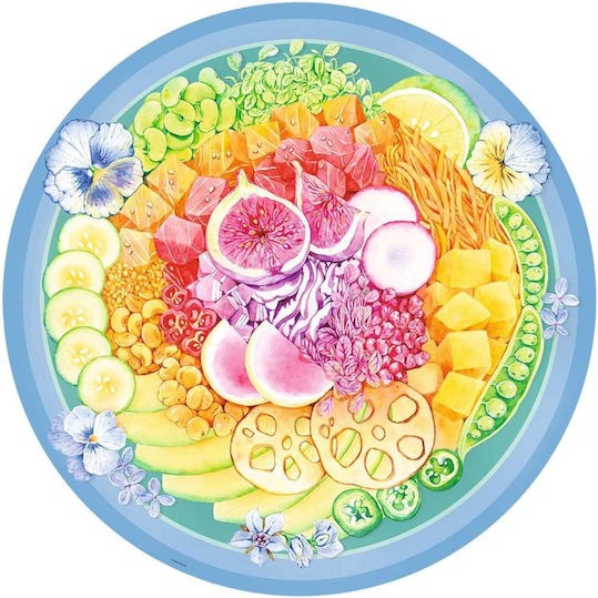 Puzzle Circle Colors - Poke Bowl 2D 500 Κομμάτια