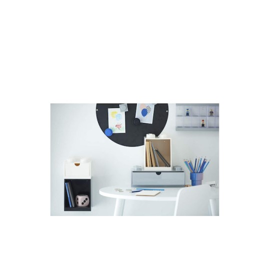 Lego Παιδικό Κουτί Αποθήκευσης από Πλαστικό 4 Knobs Μαύρο 15x15x11cm