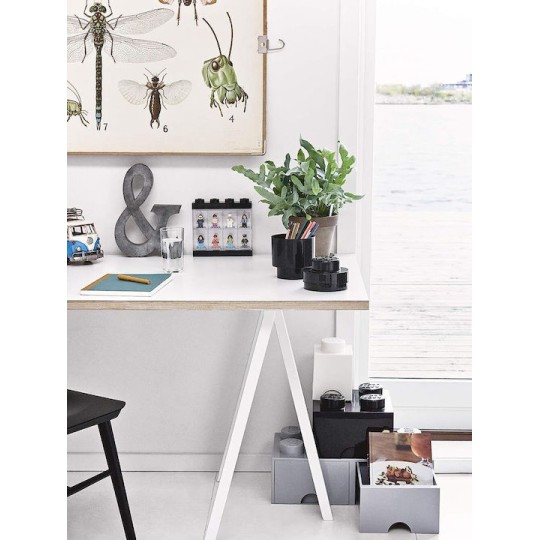 Lego Παιδικό Κουτί Αποθήκευσης από Πλαστικό 4 Knobs Μαύρο 15x15x11cm